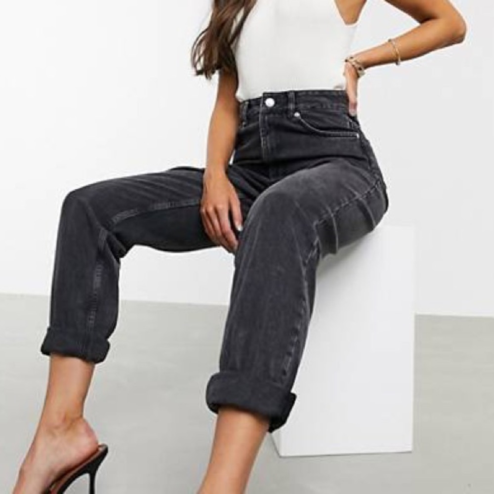 ASOS Black Denim Skinny High Waisted Jeans